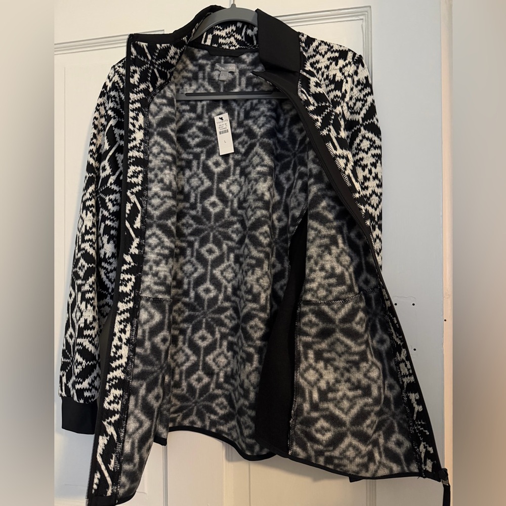 Talbots Fleeceback Jacket - Picture 2 of 4